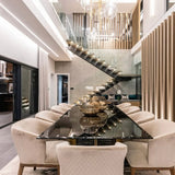 Open-plan luxury home with decorative concrete wall panels – FLOAT Concrete