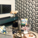 3D panel wall showcasing beautiful interior design with dynamic textures and patterns, adding elegance to modern spaces