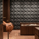 3D concrete wall tiles Movement used as a feature wall in luxury retail design - FLOAT Concrete