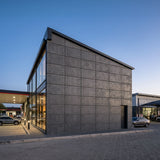 KONKRETE 4 concrete panels used as exterior concrete cladding on a modern commercial building - FLOAT concrete
